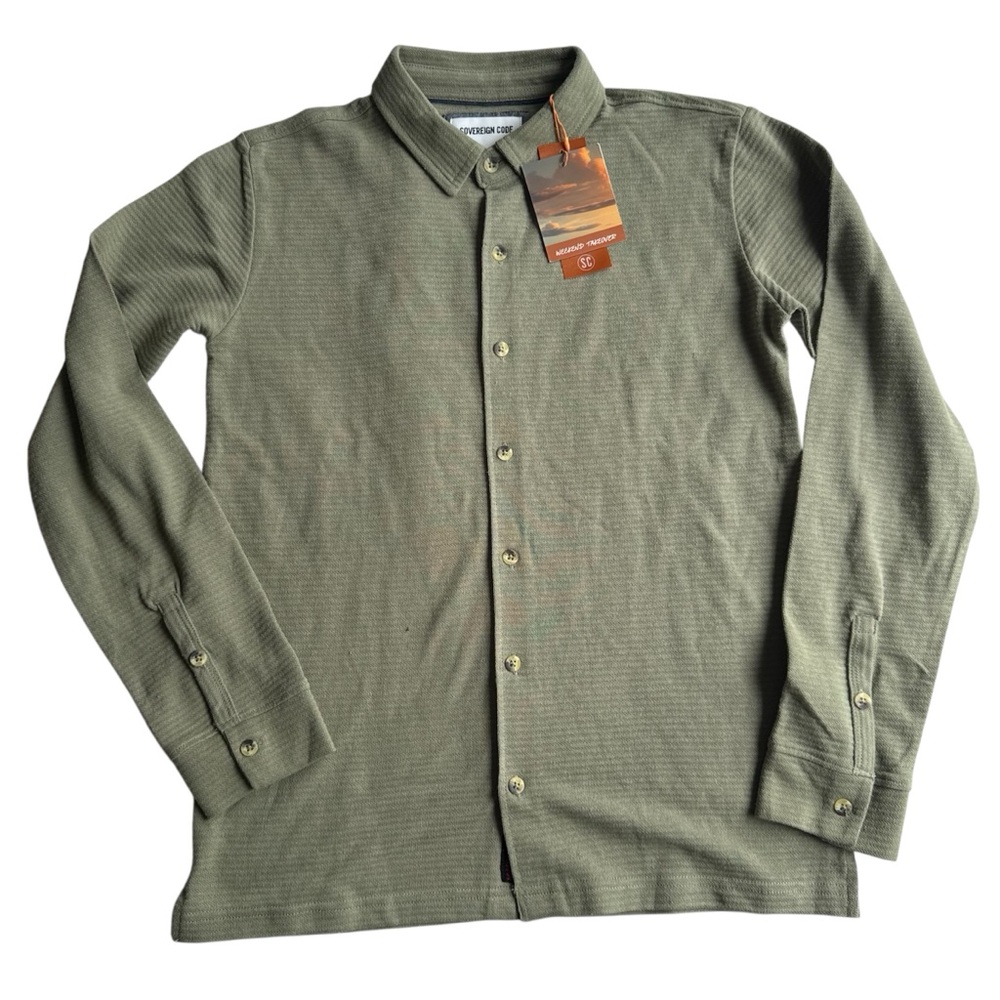 Sovereign Code Green Mick Woven Shirt